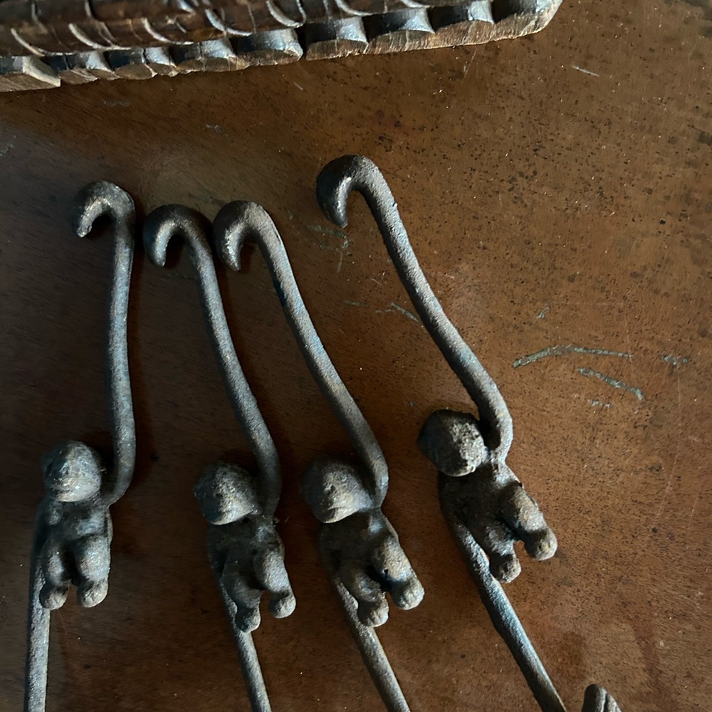 Vintage Monkey Hooks